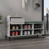 Scarpiera Grigio Sonoma 102x36x60 cm in Legno truciolato