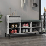 Scarpiera Grigio Sonoma 102x36x60 cm in Legno truciolato
