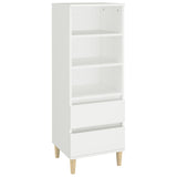 Credenza Bianco 40x36x110 cm in Legno truciolato