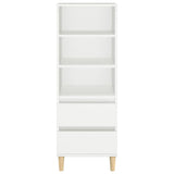 Credenza Bianco 40x36x110 cm in Legno truciolato
