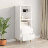 Credenza Bianco 40x36x110 cm in Legno truciolato
