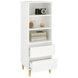 Credenza Bianco 40x36x110 cm in Legno truciolato