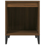 Comodini 2 pz Rovere Marrone 40x35x50 cm