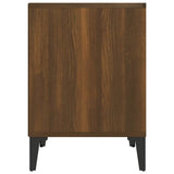 Comodini 2 pz Rovere Marrone 40x35x50 cm