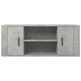 Mobile per TV Grigio Cemento 100x35x40 cm Legno truciolato