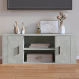 Mobile per TV Grigio Cemento 100x35x40 cm Legno truciolato