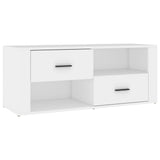 Mobile Porta TV Bianco 100x35x40 cm in Legno truciolato