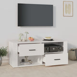 Mobile Porta TV Bianco 100x35x40 cm in Legno truciolato