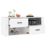 Mobile Porta TV Bianco 100x35x40 cm in Legno truciolato