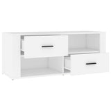 Mobile Porta TV Bianco 100x35x40 cm in Legno truciolato