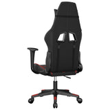 Sedia da Gaming Nera e Rossa in Similpelle