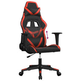 Sedia da Gaming Nera e Rossa in Similpelle