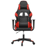 Sedia da Gaming Nera e Rossa in Similpelle