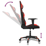 Sedia da Gaming Nera e Rossa in Similpelle
