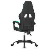 Sedia da Gaming Nera e Verde in Similpelle