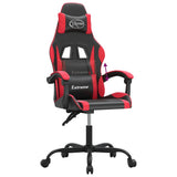 Sedia da Gaming Nera e Rossa in Similpelle