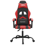 Sedia da Gaming Nera e Rossa in Similpelle