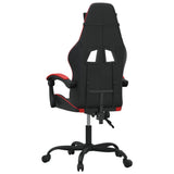 Sedia da Gaming Nera e Rossa in Similpelle