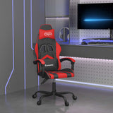 Sedia da Gaming Nera e Rossa in Similpelle