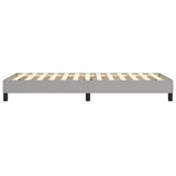 Struttura Letto a Rete a Molle Grigio Chiaro 90x190 cm Tessuto