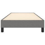 Struttura Letto a Rete a Molle Grigio Scuro 100x200 cm Tessuto