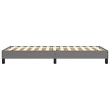 Struttura Letto a Rete a Molle Grigio Scuro 100x200 cm Tessuto