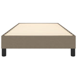 Struttura Letto a Rete a Molle Tortora 100x200 cm in Tessuto