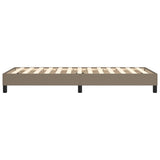 Struttura Letto a Rete a Molle Tortora 100x200 cm in Tessuto