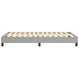 Struttura Letto a Rete a Molle Grigio Chiaro 120x200 cm Tessuto