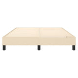 Struttura Letto a Rete a Molle Crema 140x200 cm in Tessuto