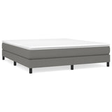 Struttura Letto a Rete a Molle Grigio Scuro 180x200 cm Tessuto