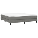 Struttura Letto a Rete a Molle Grigio Scuro 180x200 cm Tessuto
