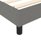 Struttura Letto a Rete a Molle Grigio Scuro 180x200 cm Tessuto