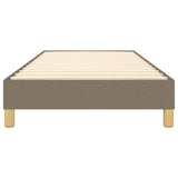 Struttura Letto a Rete a Molle Tortora 100x200 cm in Tessuto