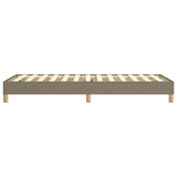 Struttura Letto a Rete a Molle Tortora 100x200 cm in Tessuto