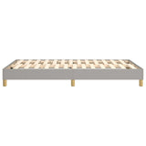Struttura Letto a Rete a Molle Grigio Chiaro 120x200 cm Tessuto