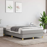 Struttura Letto a Rete a Molle Grigio Chiaro 120x200 cm Tessuto