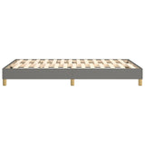 Struttura Letto a Rete a Molle Grigio Scuro 120x200 cm Tessuto