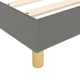 Struttura Letto a Rete a Molle Grigio Scuro 120x200 cm Tessuto