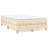 Struttura Letto a Rete a Molle Crema 120x200 cm Tessuto