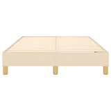Struttura Letto a Rete a Molle Crema 120x200 cm Tessuto