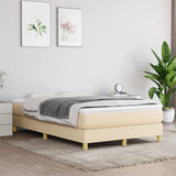 Struttura Letto a Rete a Molle Crema 120x200 cm Tessuto