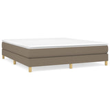 Struttura Letto a Rete a Molle Tortora 160x200 cm in Tessuto