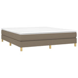Struttura Letto a Rete a Molle Tortora 160x200 cm in Tessuto