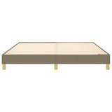 Struttura Letto a Rete a Molle Tortora 160x200 cm in Tessuto