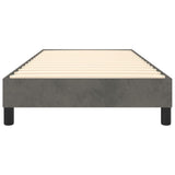 Struttura Letto a Rete a Molle Grigio Scuro 90x200 cm Velluto