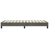 Struttura Letto a Rete a Molle Grigio Scuro 90x200 cm Velluto