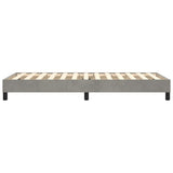 Struttura Letto a Rete a Molle Grigio Chiaro 100x200 cm Velluto