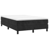 Struttura Letto a Rete a Molle Nero 120x200 cm Velluto