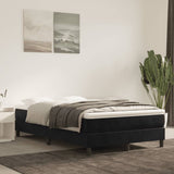 Struttura Letto a Rete a Molle Nero 120x200 cm Velluto